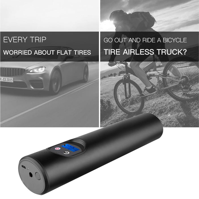 Portable Electric Tire Bike Car Wireless Inflatable Pump