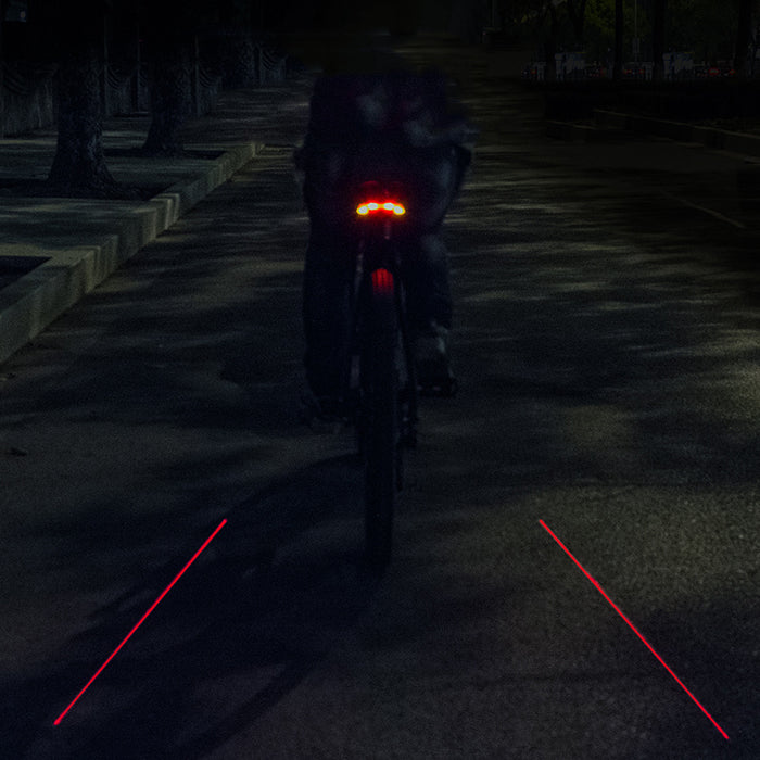 Smart Remote Control Bicycle Laser LED Tail Light